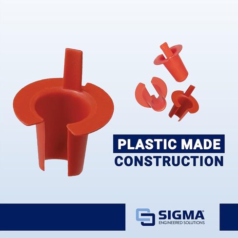 Sigma Engineered Solutions ProConnex 02-55036L AC/Flex Anti-Short Bushings #1 Conduit Fitting, 35-Pack, Red in Saudi Arabia