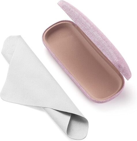 Marvolia Glasses Case Hard Shell Eyeglasses Case Linen Fabrics Protective Case for Sunglasses Eyeglasse for Men Women in Kuwait