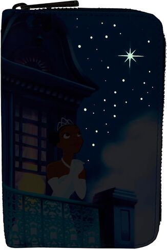Loungefly Disney Princess and The Frog 15th Anniversary Zip Around Wallet in Kuwait
