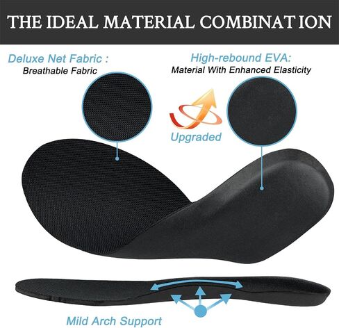 Endoto Insoles for Hoka Running Sneakers, Replacement High-Rebound EVA Inner Inserts Soles for Men & Women Shoes in Kuwait