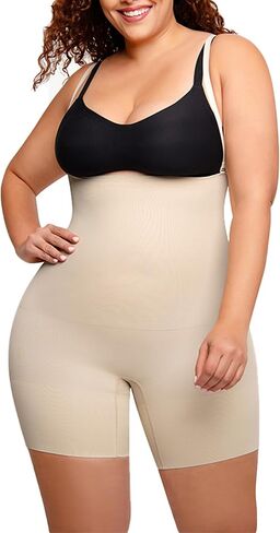 SHAPELLX Women's ShapewearTummy Control Slimmer Body Shaper Seamless Backless Bodysuit Thong in Saudi Arabia