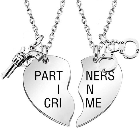 MJartoria Best Friend Necklaces BFF Necklace for 2 Friendship Valentines Day Gifts Matching Heart Pendant Necklace Best Friends Forever in Kuwait