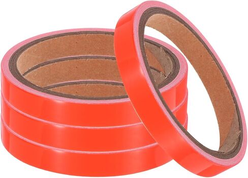 uxcell 7Rolls Glow in The Dark Tape, 0.47 inch x 9.8 ft Fluorescent Adhesive Tape Luminous Tape for Stairs, Walls, Steps, Exit Sign, Home Decoration, Red in Saudi Arabia
