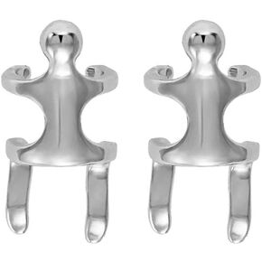 coadipress Climbing Man Non Pierced Ear Clip Earrings for Women Men Funny Unisex Climber Person Human Shaped Earring Punk Unique Man Ear Cuff Earrings Jewelry