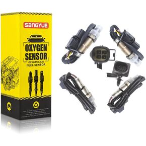 4PCS Oxygen O2 Sensor 1 & 2 for 2012 2013 2014 2015 2016 Ford F-250/F-350 Super Duty 6.2L Upstream + Downstream