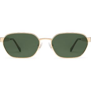 SOJOS Trendy Hexagonal Polarized Sunglasses Womens Mens UV400 Retro Rectangle Shades SJ1238