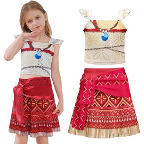Girls Princess Costume Skirt Sets Toddler Birthday Party Dress up Kids Cosplay Outfits 3-10 Years