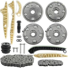 Carbhub A0009930676 Timing Chain Kit Camshaft VVT Gear Exhaust Intake Compatible with Mercedes Benz ML350 M272 Replaces A0009930676 A2720500111 2720521516 2720500003 2720500147