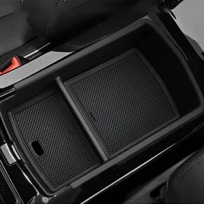 MARCHFA Center Console Organizer Tray Compatible for VW ID.4 ID.6 2024 2023 Accessories Armrest Oragnizer Tray Secondary Storage Box