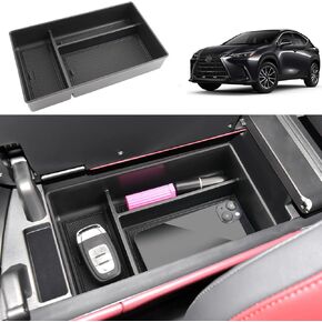 2022 2023 2024 2025 NX 250/350/350h/450h+ Center Console Organizer for Lexus NX, Durable ABS Plastic &Anti-slip Rubber 2025 NX Console Armrest Tray Insert 2024 NX 250/350/350h/450h+ Accessories