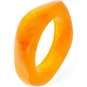 Chunky Resin Wide Bangle Bracelets for Women, Trendy Statement Acrylic Bracelet Prom Holiday Jewelry Gift