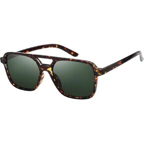 The Fresh Vintage Retro 70s Plastic Aviator Sunglasses Women Men Classic Small Squared Frame - FR16255