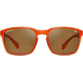 Method Seven Silverton TRAIL26 Sunglasses for Trail Runners (Translucent Orange)