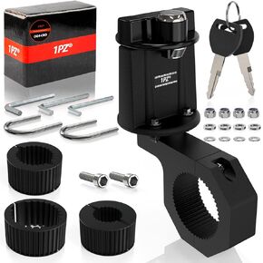 1PZ OG4-CBD Pack Locking Mount Bracket Fit for 5L 1.3 Gallon Gas Can, Pack Gas Can Extension Mount Fuelpax Standard Pack and Storage Box Fuel Pack for ATV SUV UTV Gas Can Mount