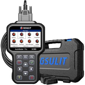 CGSULIT SC880 All System OBD2 Scanner with 25 Special Services, ABS SRS Transmission Engine TPMS Code Reader, Airbag/Oil/EPB/SAS/Throttle/Brake/BMS Reset, ABS Bleed Scan Tool, Free Update, Auto VIN
