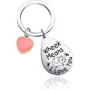 Guinea Pig Accessories Guinea Pig Lover Jewelry Couple Keychain For Wifey Gifts For Girlfriend Gifts