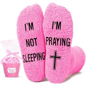 HAPPYPOP Christian Gifts Ideas Socks - Christian Easter Gifts Jesus Gifts, Serenity Prayer Gifts Faith, Christian Socks Religious Socks, Christmas Socks