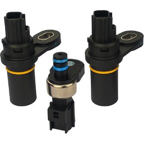 3Pcs 45RFE 545RFE 68RFE Transmission Fluid Pressure Switch Speed Sensor Kit for Dodge RAM 1500 2500 Pickup for Chrysler Grand Cherokee 1999-Up Pressure Transducer Sensor 04799758AD 4799061AB
