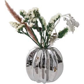 Ceramic Craftsmanship, Starfruit Shaped vase, Exquisite Decoration, Living Room Desktop Decoration, Art Collection, (Gold)