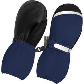 Zelda Matilda 100G 3M Thinsulate and Thick Sherpa - Waterproof & Reflective Long Cuff Mittens
