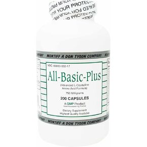 Montiff All Basic Plus Advanced Amino Acid Formula 200 Capsules