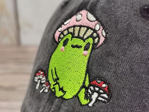 Frog with Mushroom Baseball Hats in Kuwait