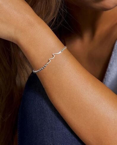 Wave Bracelet, Gift for Women/Friends/Mom/Daughter/Sister Best Friend Bracelet Friendship Jewelry Gifts Besties Soul Sisters Daughters Christmas Gifts for Her in Saudi Arabia