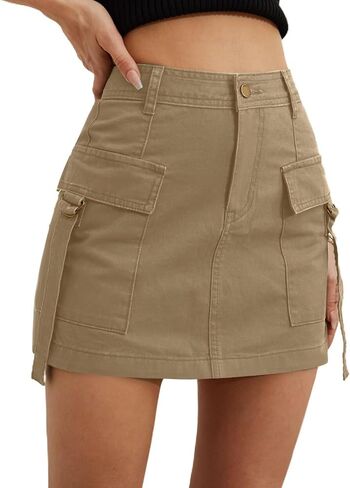 Cargo Skirt Jean Skirt Mini Skirt y2k Jean Skirt for Women Skirt Mini Skirt Casual Low Denim Skirt in Saudi Arabia