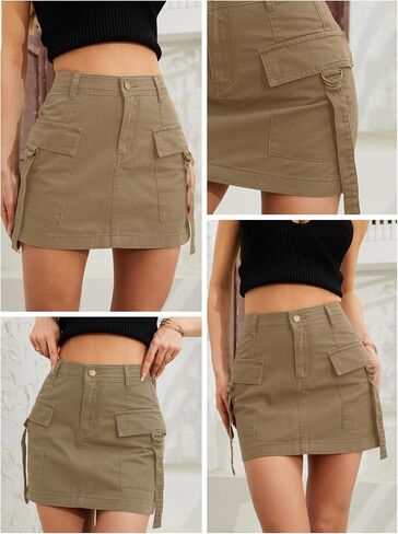 Cargo Skirt Jean Skirt Mini Skirt y2k Jean Skirt for Women Skirt Mini Skirt Casual Low Denim Skirt in Saudi Arabia