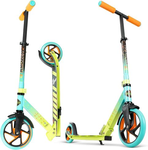Madd Gear Aero 150 Kick Scooter - Suits Boys & Girls Ages 5+ - Max Rider Weight 220lbs - Large 6" Wheels - Lightweight Folding Design in Saudi Arabia