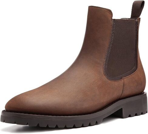 حذاء رجالي من الجلد من شركة Thursday Boot Company Legend Rugged & Resilient Chelsea، مقاس 11.5 in Kuwait