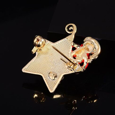 Festive Christmas Brooch Pin Sparkling Rhinestone Brooches for Women Holiday Accessories Decoration Fashion Elegant Xmas Pin Collection Jewelry Gifts in Saudi Arabia