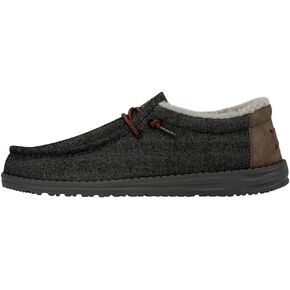 Hey Dude Wally Black Shell Mens Shoes