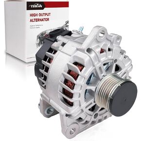 Upgraded High Output Alternator 23100-JA02A For//Nissan Altima base S SL, Rogue S, Rogue S Krom, Rogue SV, Rogue Select S, Sentra Se-r, Sentra Se-r spec v, 12V 110Amp CW 6-Groove Pulley