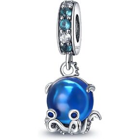 925 Sterling Silver Charms Beads for Women Heart Dangle Pendant Family Mom Sisters Best Friend Travel Airplane Passport Ocean Charm Beads Fit for Bracelets and Necklace
