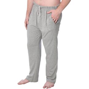 JAMES FIALLO Men's Cotton Knit Pajama Pants Comfortable Relaxed Fit Durable Sleepwear & Versatile For Everyday Wear