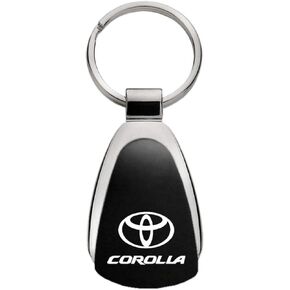 Au-TOMOTIVE GOLD Toyota Corolla Black Tear Drop Key Chain
