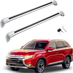 MotorFansClub Roof Rack Cross Bars Fit for Mitsubishi Outlander 2013 2014 2015 2016 2017 2018 Cargo Luggage Rack (Doesn't Fit for Sport Version!!!)