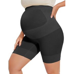ملابس داخلية وملابس داخلية للحوامل بدون خياطة من بيوتي 2 في 1، سراويل قصيرة للحمل بحافة غير قابلة للالتفاف (S-3XL) in Kuwait