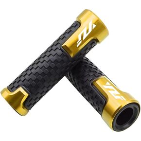 Universal 7/8" Motorcycle prowersport Handlebar Grips Gold for Yamaha YZFR1 R3 R6 R25