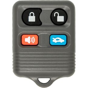 Keyless2Go Replacement for 4 Button Gray Remote Ford CWTWB1U313 CWTWB1U343 CWTWB1U311