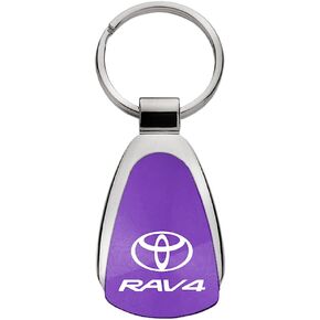 Au-TOMOTIVE GOLD Tear Drop Key Chain for Toyota Rav4 (Purple)