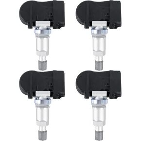 TPMS Sensor Replacement Compatible for 2012-13 Chrysler 200 / Dodge Avenger, Tire Pressure Monitoring System Replace OE# 68001698AA, 56053031AD (4PCS)