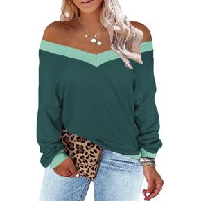 Plus-Size-Sweaters for Women Long Sleeve Waffle Knit V Neck Pullover Tops 1X-5X