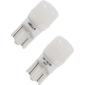 Hella 921LED 5K Bulb Led 921 12V 1W W2.1X9.5D 5000K Pair