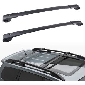 JDMON Roof Rack Cross Bar Compatible with Subaru Forester 2014-2021/Crosstrek 2013-2019/Impreza 2012-2019 with Side Rails, Aluminum Luggage Rack Crossbar for Rooftop Cargo Bag Carrier Kayak Canoe Bike