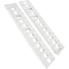 72 inch X 15 inch 6500LBS Aluminum Trailer Ramps Total Beavertail Hook End 1 Pair 2 Ramps