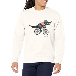 Lacoste Men's X Netflix Organic Cotton Fleece Print Sweatshirt