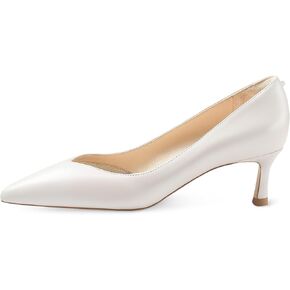 7or9 Kitten Heels for Women Comfortable Leather High Heels Pointed Toe Women's Pumps Black Heels 2"