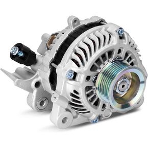 Alternator Replacement Compatible with Honda Civic 2006-2011 L4 1.8L, 80A 12V CW 7-Groove Pulley, Replace# 31100RNAA01, 31100RNAA012M2